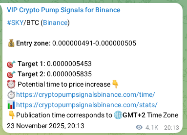 Check out the Binance pump signal proof for SKY on 28 November 2025, 15:55 Binance pump signal proof for SKY on 28 November 2025, 15:55