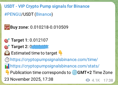 Discover the authenticated PENGU pump signal on Binance, 28 November 2025, 17:21 Authenticated PENGU pump signal on Binance, 28 November 2025, 17:21