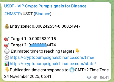 Authenticate the signal for HMSTR pump on Binance at 28 November 2025, 22:25 Signal authentication: HMSTR pump on Binance at 28 November 2025, 22:25