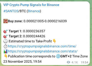 View the proof of SANTOS pump signal on Binance at 29 November 2025, 02:19 Proof of SANTOS pump signal on Binance at 29 November 2025, 02:19