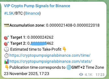 Explore the LSK pump signal verification from Binance, timestamp: 29 November 2025, 07:51 LSK pump signal verification from Binance, timestamp: 29 November 2025, 07:51